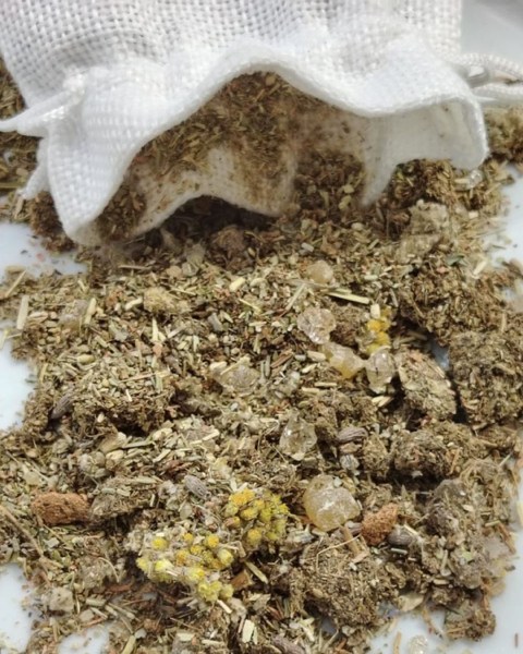loose incense in drawstring bag loose incense in drawstring bag